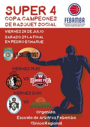 Se present la"Copa de Campeones Bsquet Social"