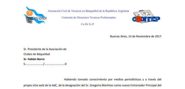 La CODITEP en pie de guerra con la AdC