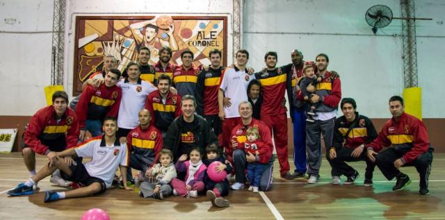 San Martn festej junto a sus simpatizantes
