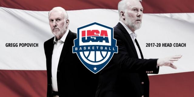 Popovich ser el entrenador del USA Team en 2017