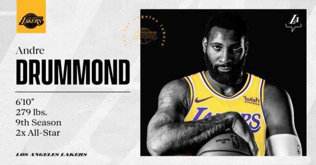 Lakers se qued con Andre Drummond