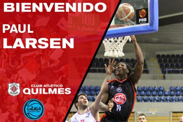 Paul Larsen se suma a Quilmes