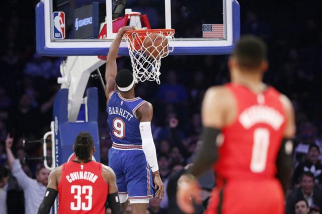 Los Knicks bajaron a los Rockets