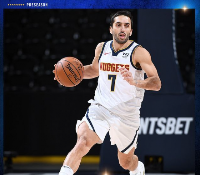 NBA PreSeason: noche complicada para Campazzo en otra paliza de Denver